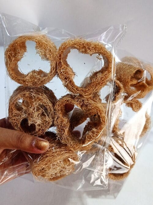 Natural Loofah Chew Toy - Image 3