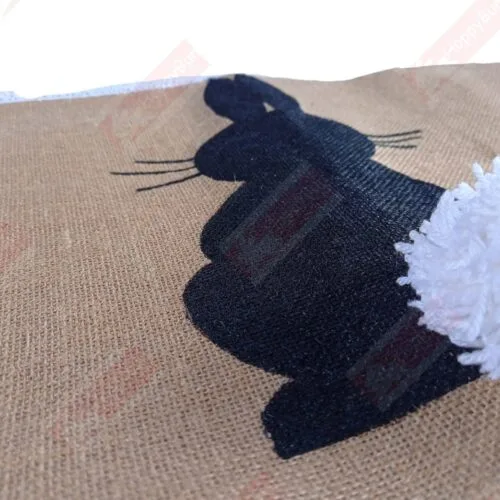 Jute Mat Placemat, Pet Mat, Rabbit Lover Gift