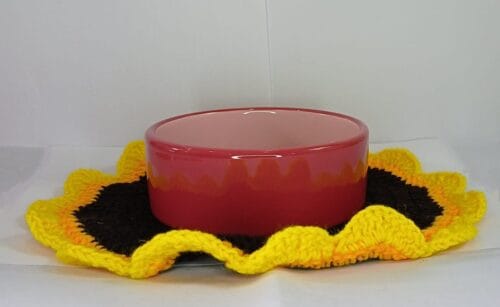 Sunflower Water Bowl Mat - Image 3