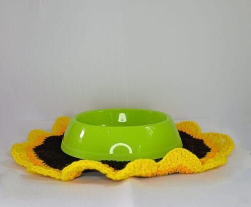 Sunflower Water Bowl Mat - Image 4