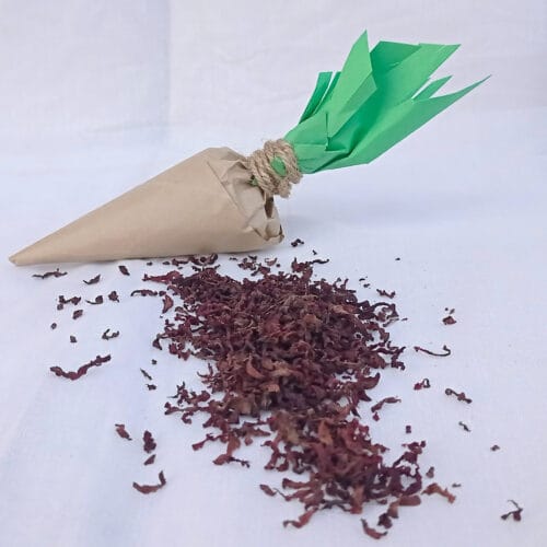 Beetroot sprinkles