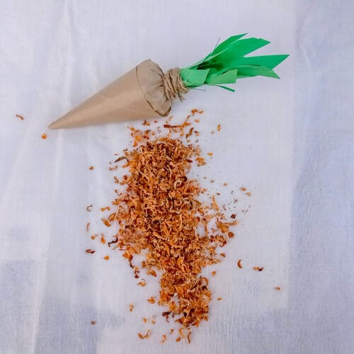 carrot flakes