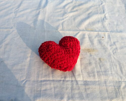Valentine's Heart Pillow Decoration