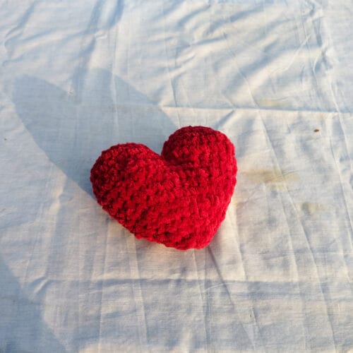 Valentine’s Heart Pillow Decoration