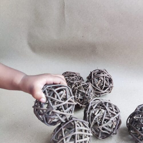 Natural Willow Chew Balls for Rabbits & Small Pets Pack of 5